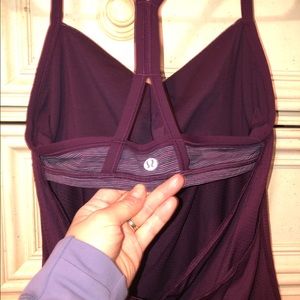 Purple Lululemon tank top